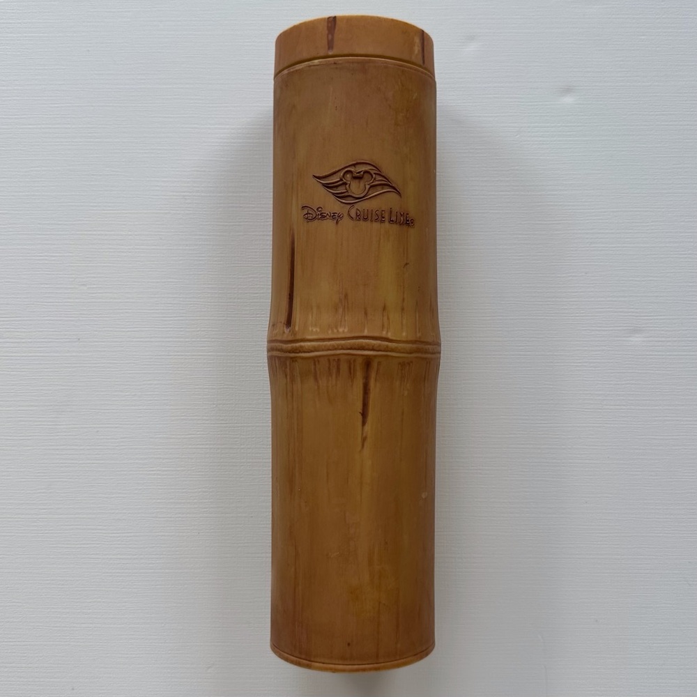 Disney Cruise‎ Line souvenir bamboo luau tiki sipper cup